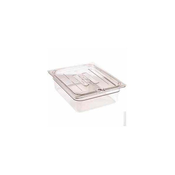Cambro - Camwear Food Pan Cover, 1/6 Size, With Handle, Polycarbonate, Clear, NSF, Cambro, Mfr#: 60CWCH135